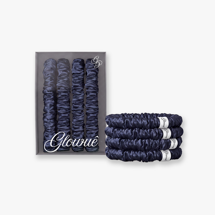 Blueberry Silk Scrunchies